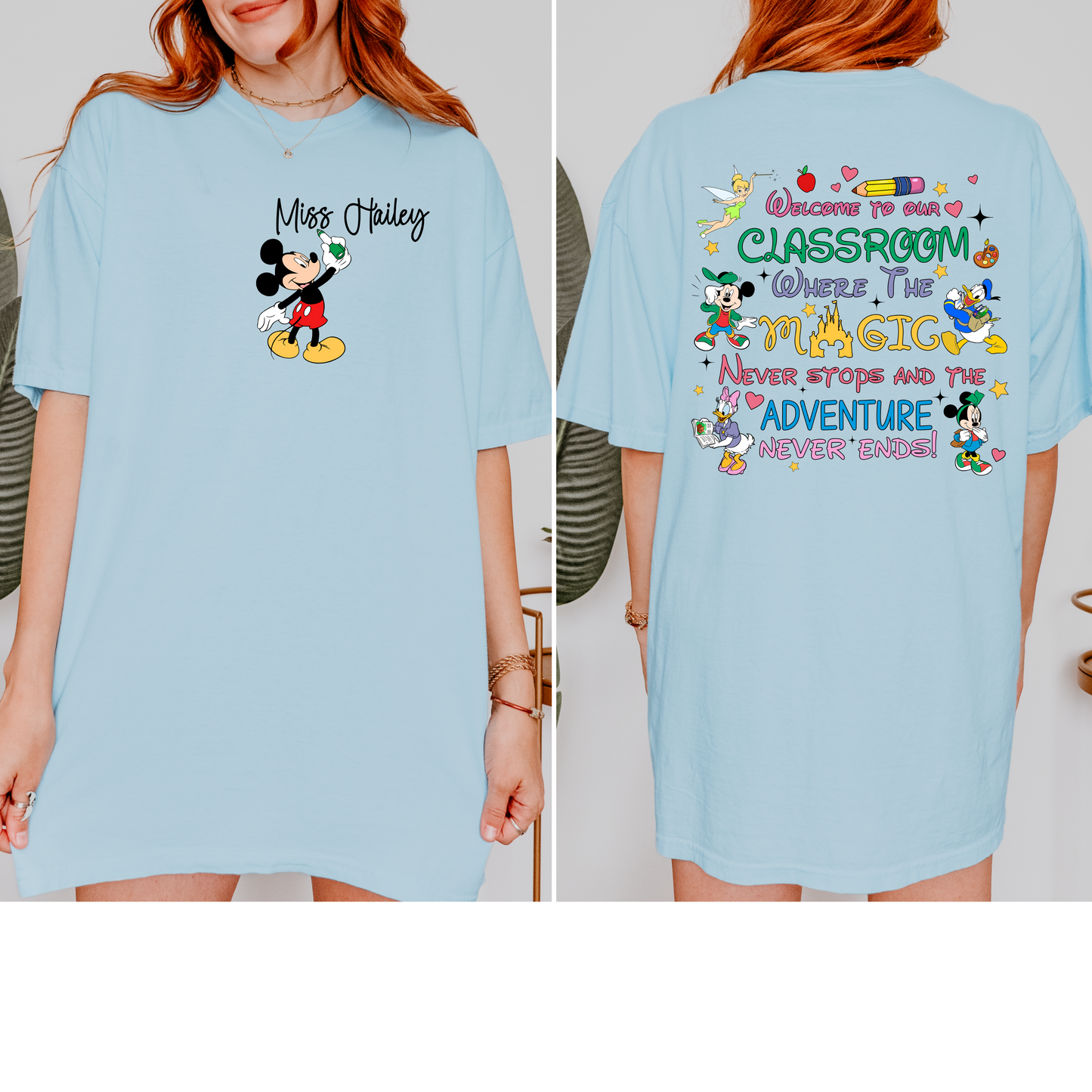 Custom Magical Classroom Teacher Shirt with Name