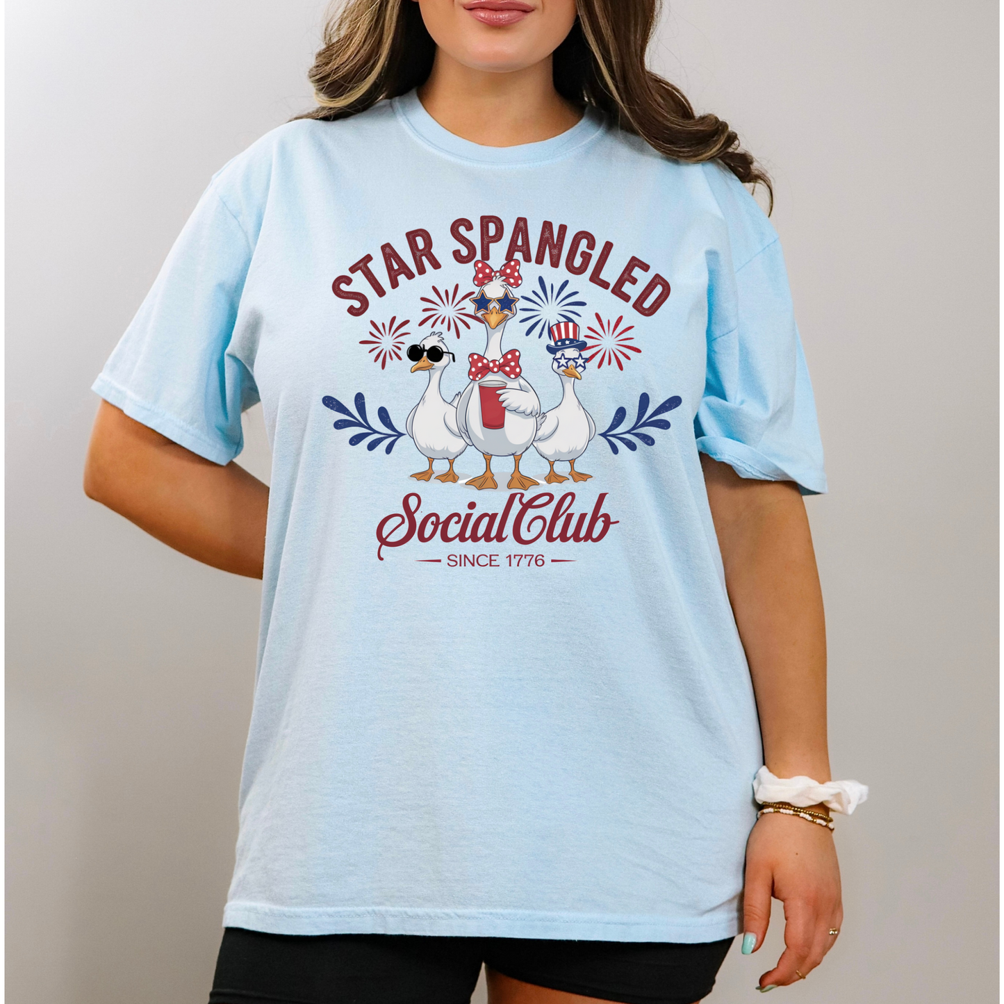 Star Spangled Social Club - Funny Patriotic Goose Shirt