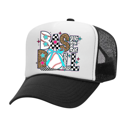 Baseball Leopard Trucker Hat - Baseball Trucker Hat