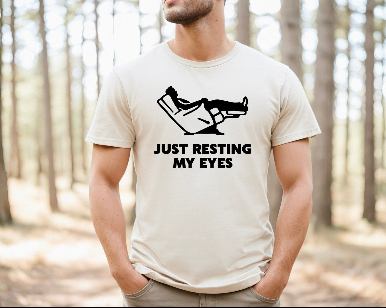 Just Resting My Eyes | Funny Dad Shirt