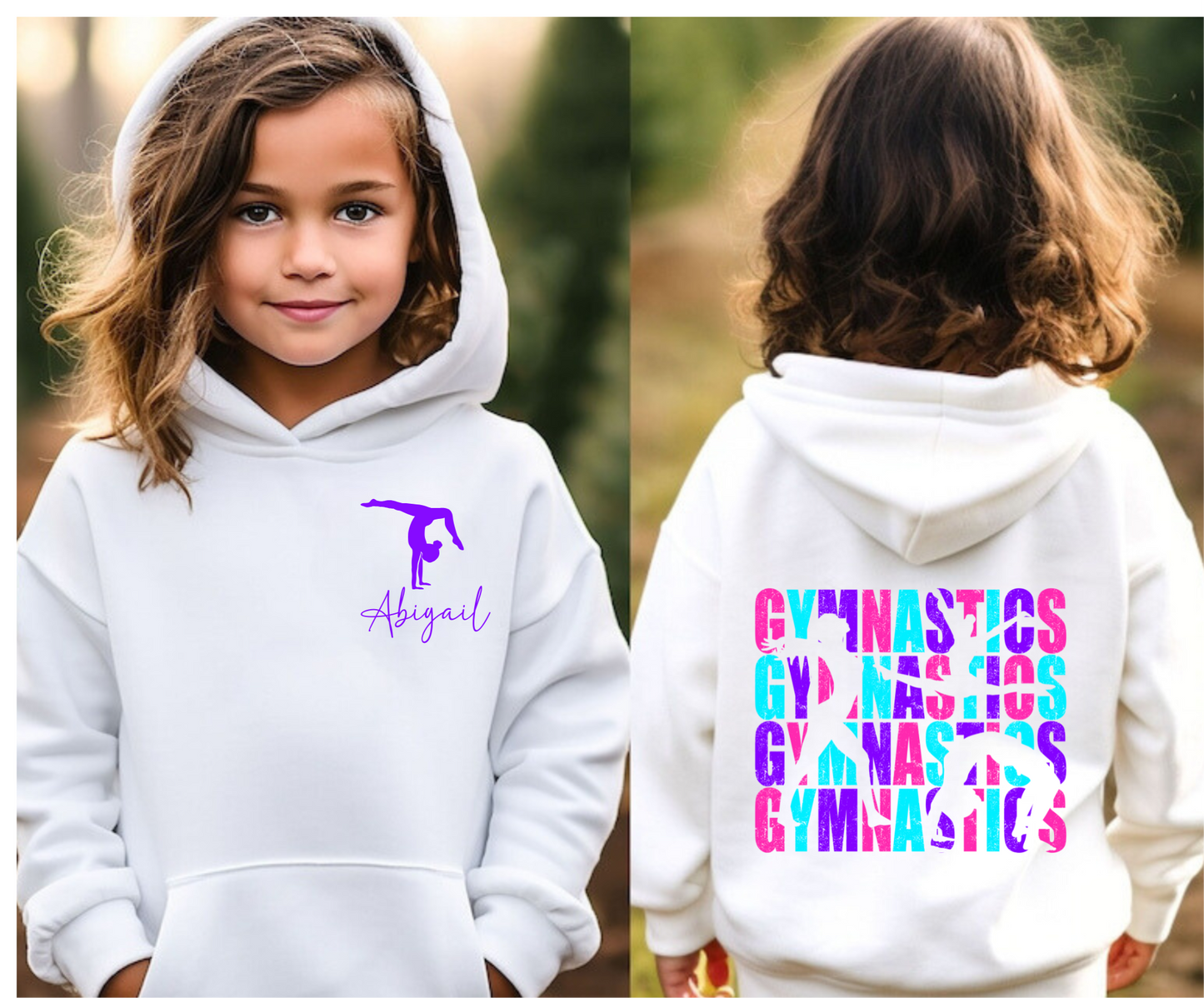Custom Gymnastics Hoodie With Name