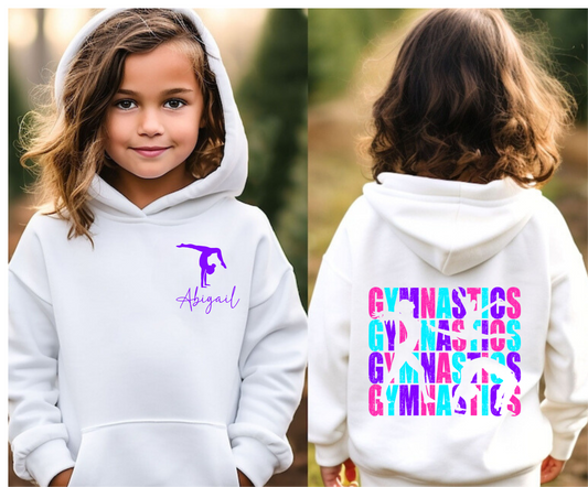 Custom Gymnastics Hoodie With Name