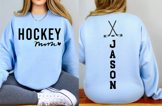 Custom Hockey Mom Sweatshirt