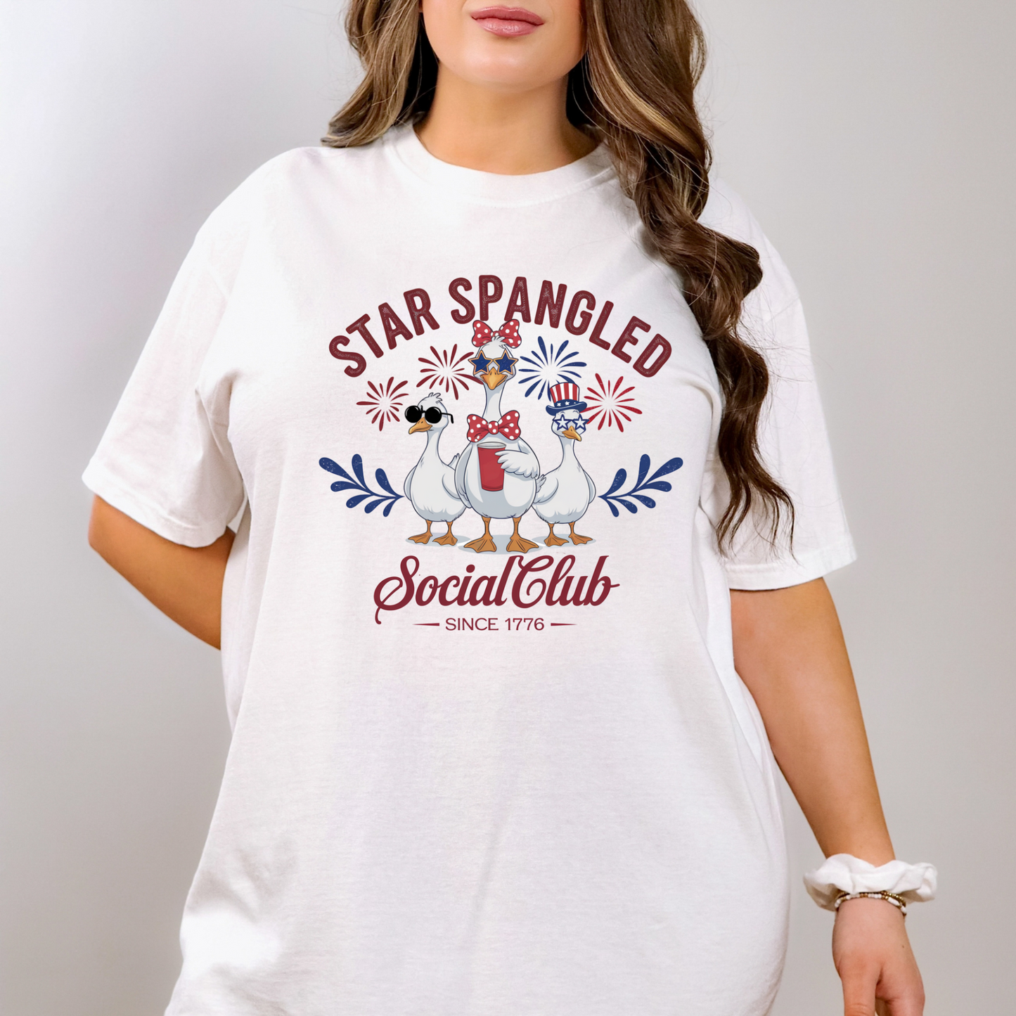 Star Spangled Social Club - Funny Patriotic Goose Shirt