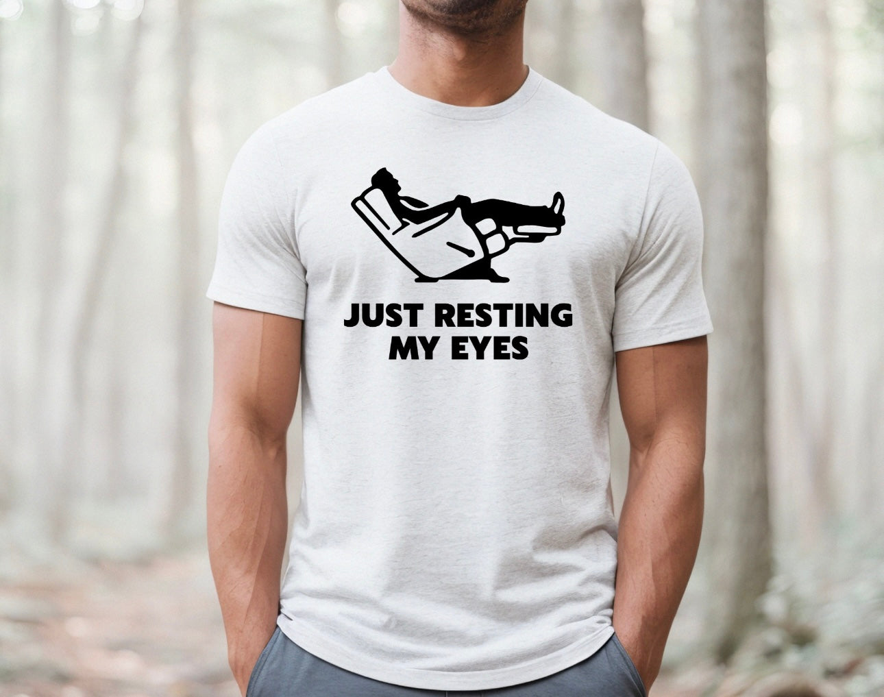 Just Resting My Eyes | Funny Dad Shirt