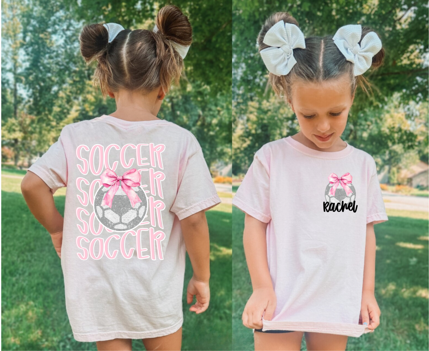 Custom Soccer Girls Shirt Comfort Colors