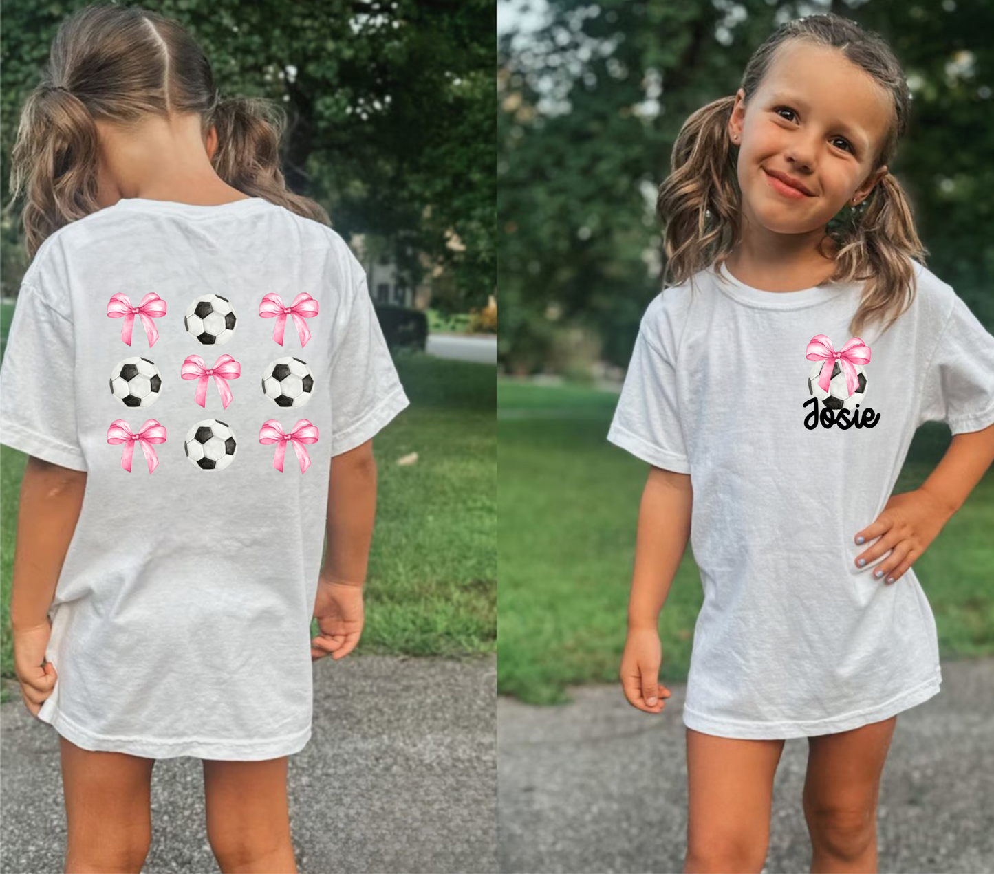 Custom Soccer Girls Shirt Comfort Colors