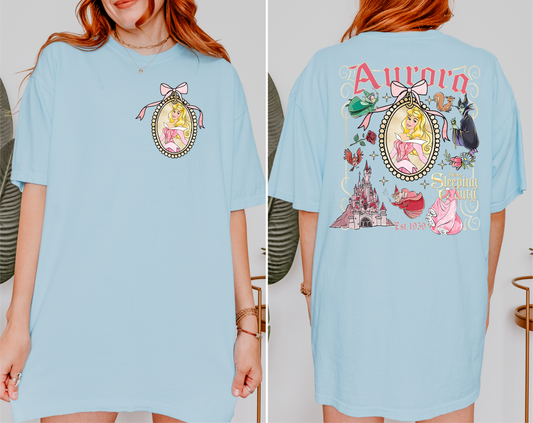 Sleeping Princess Coquette Collage Shirt