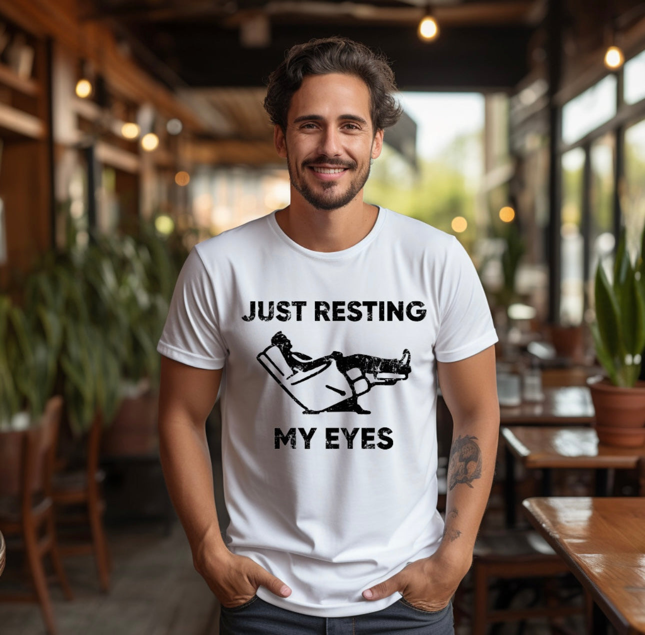 Just Resting My Eyes | Funny Dad Shirt