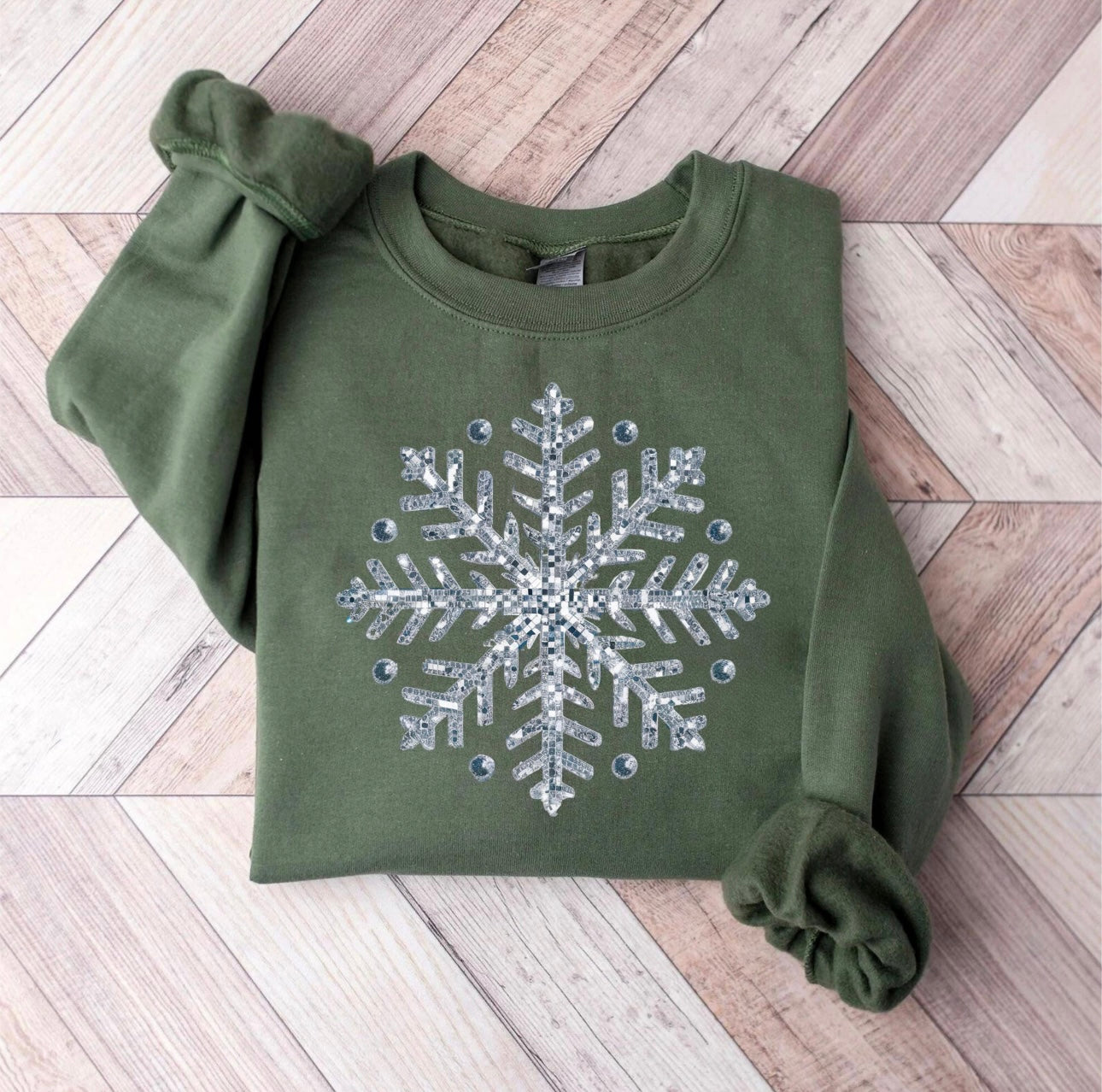 Snowflake  Crewneck Sweatshirt
