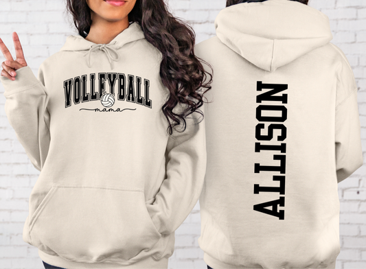 Custom Volleyball Mama Hoodie