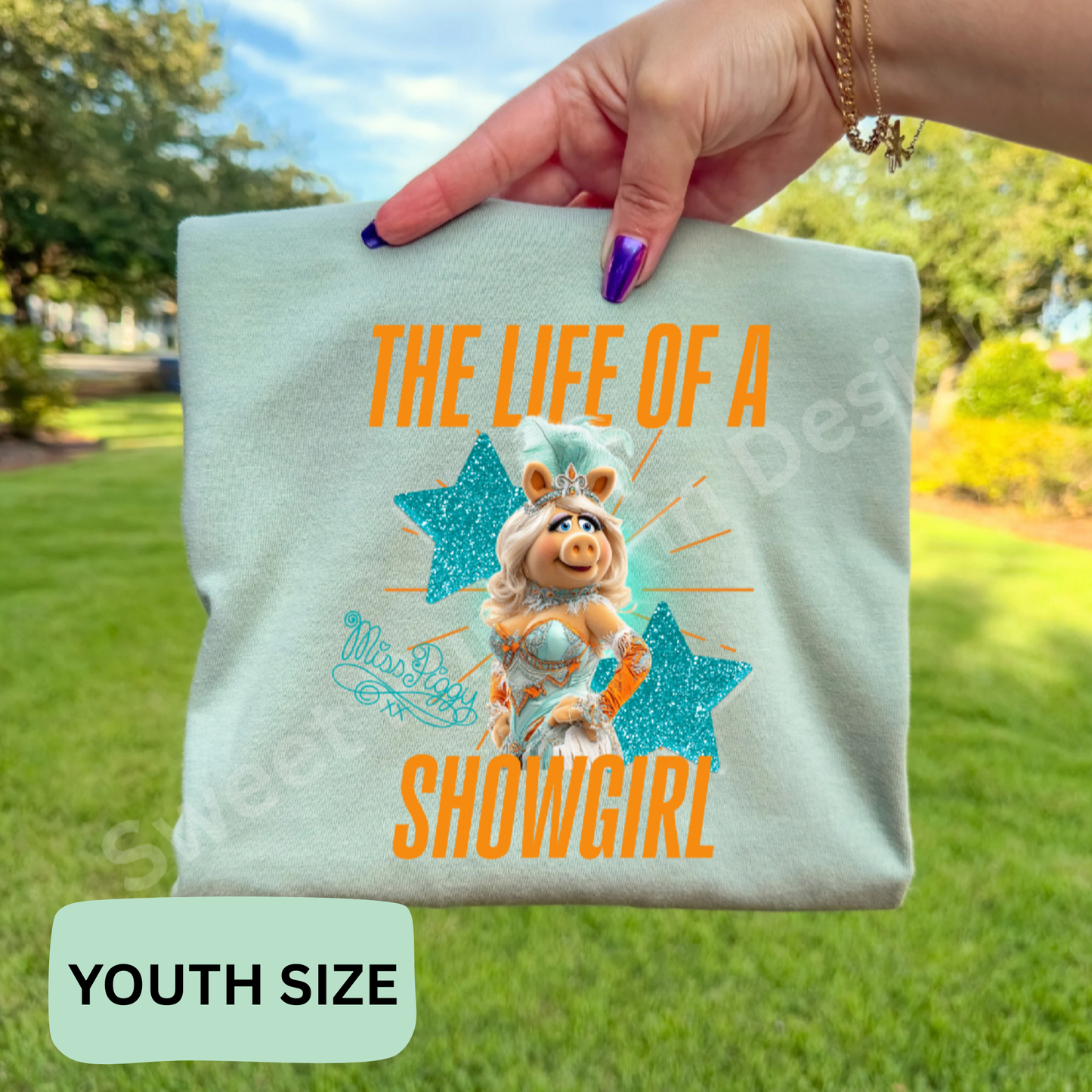 Piggy Girl Shirt for Kids - Comfort Colors