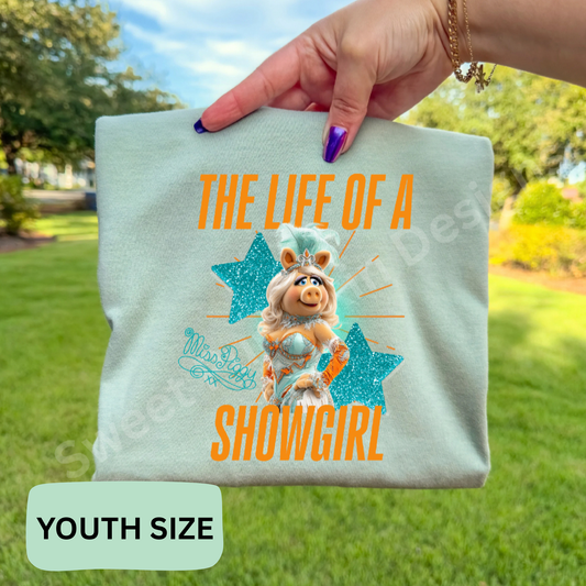 Piggy Girl Shirt for Kids - Comfort Colors