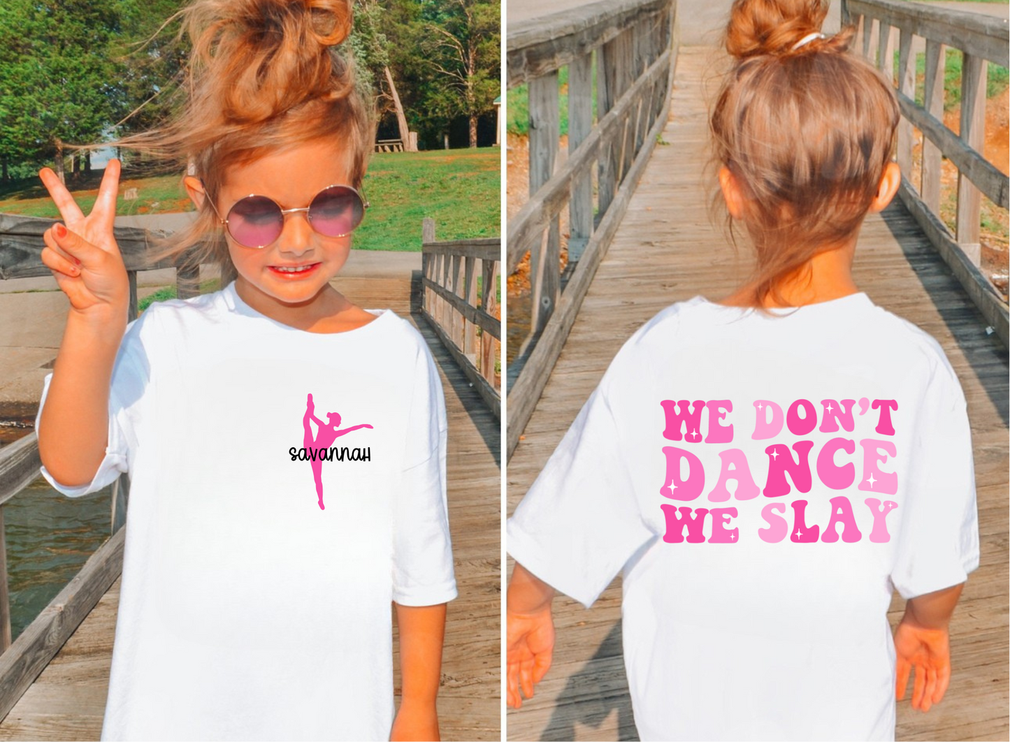 Custom Dance Shirt for Girls | We Don't Dance We Slay