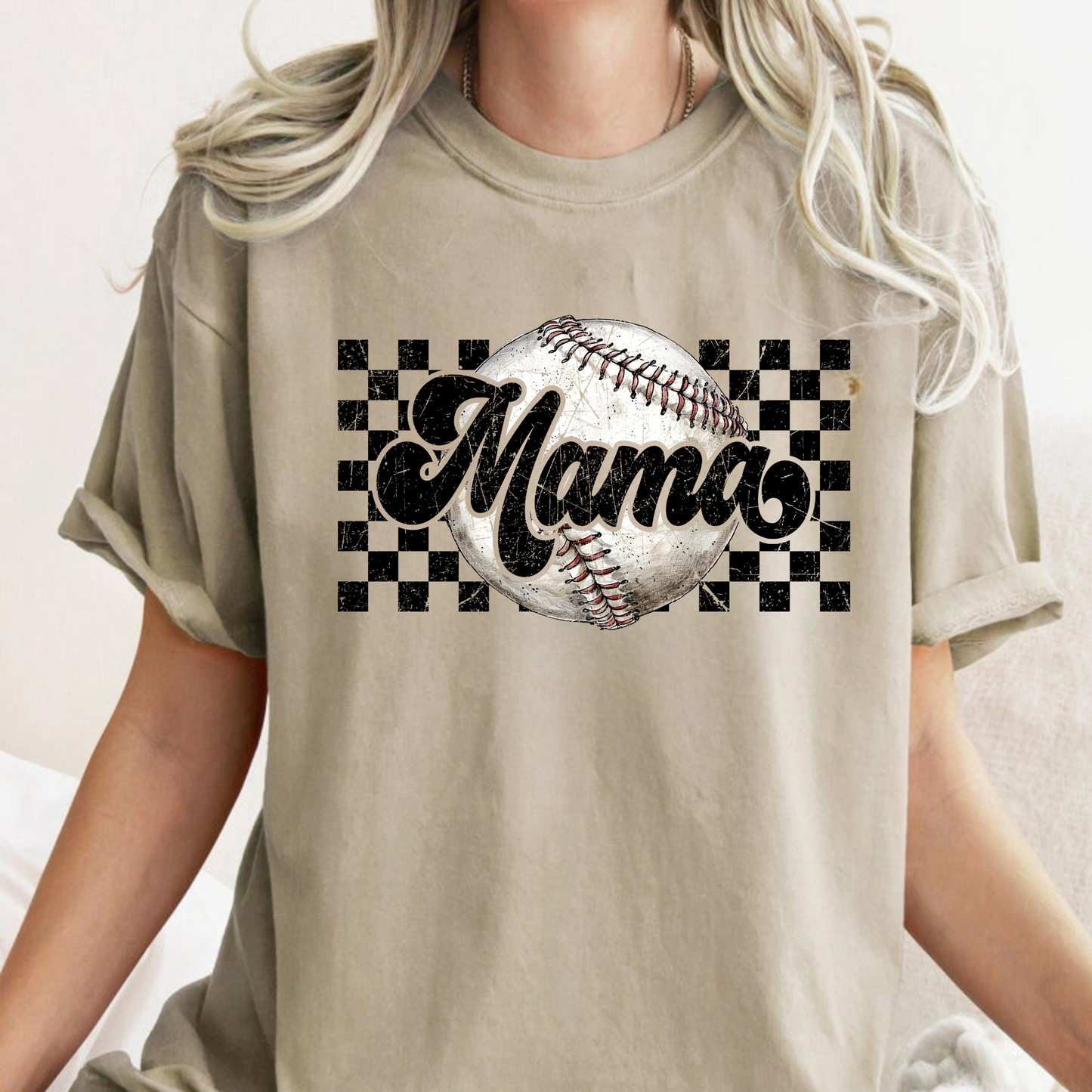 Retro Baseball Mama Shirt