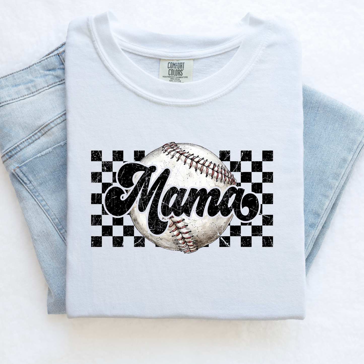 Retro Baseball Mama Shirt