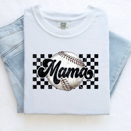 Retro Baseball Mama Shirt