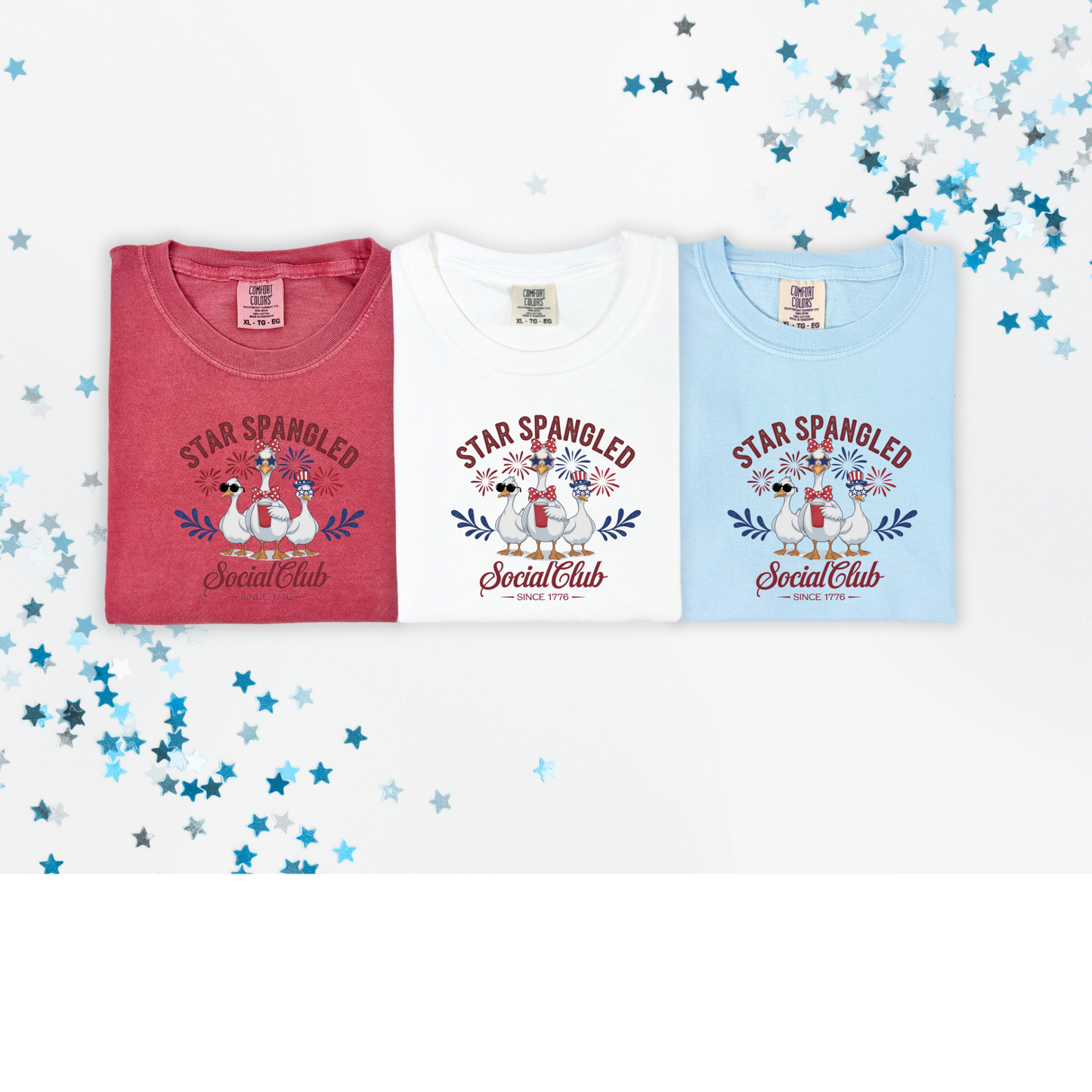 Star Spangled Social Club - Funny Patriotic Goose Shirt