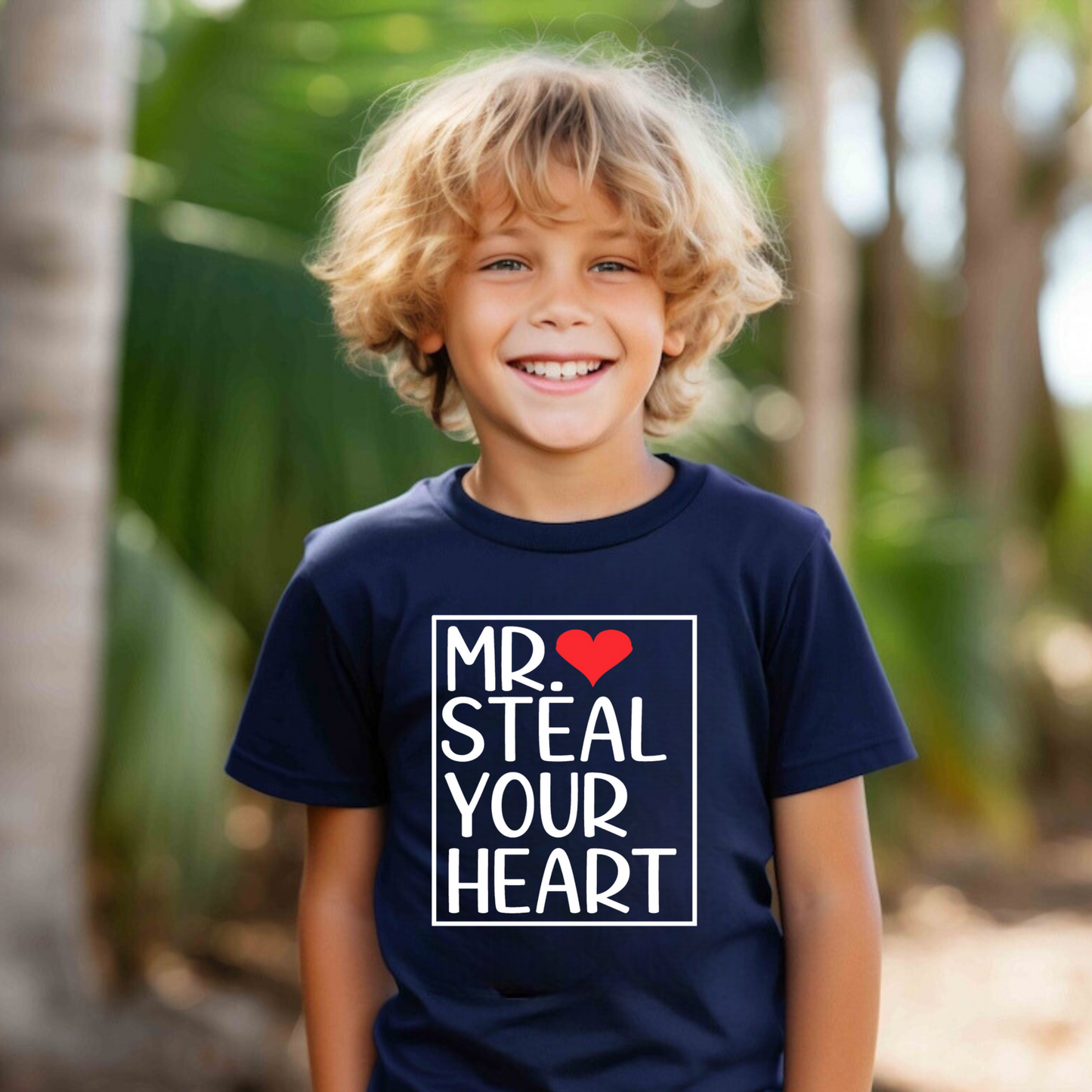 Mr. Steal Your Heart Shirt for Boys