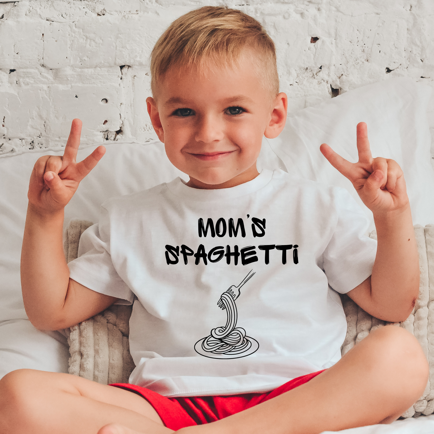 Mom's Spaghetti Shirt for Boys