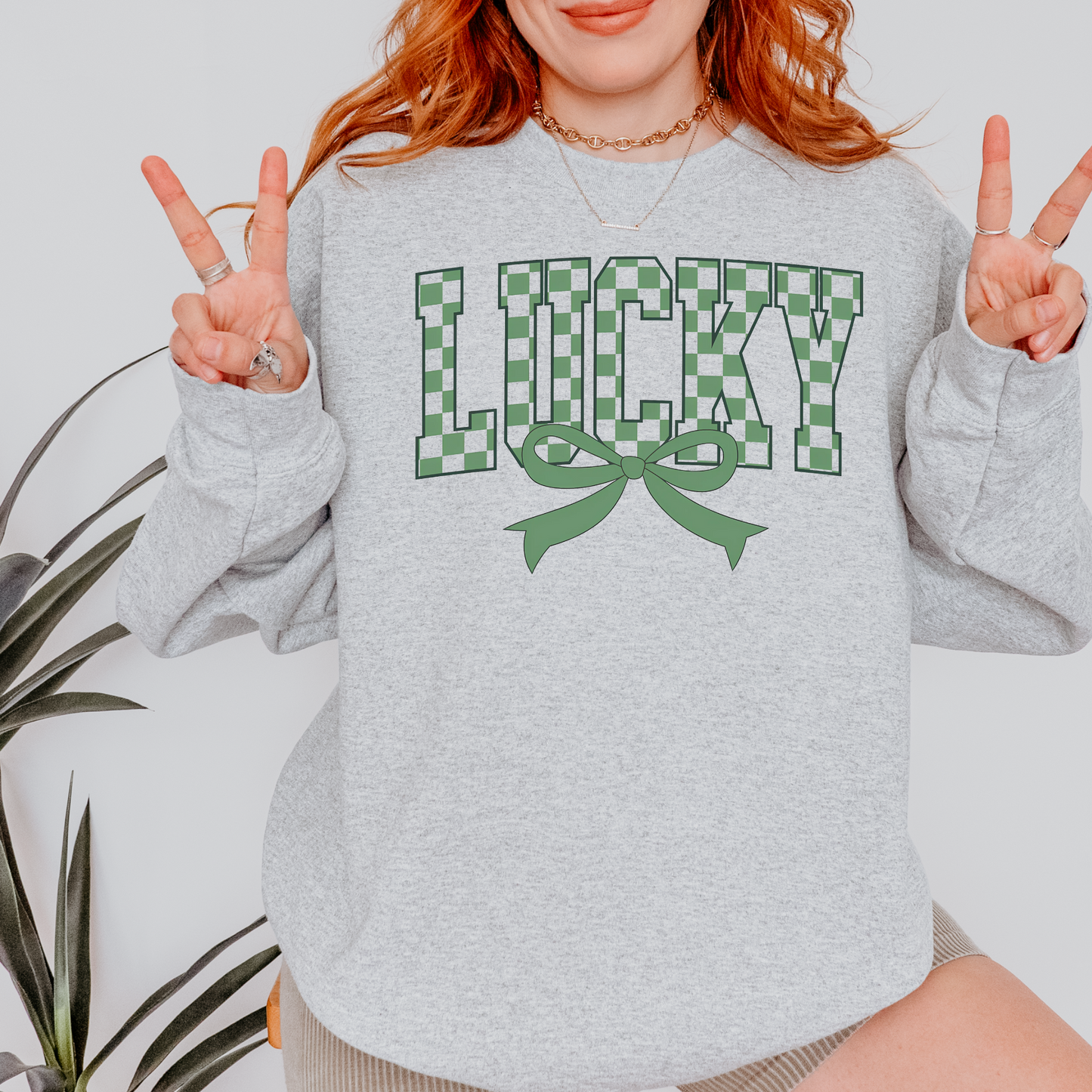 Lucky Bow St. Patrick's Day Sweatshirt