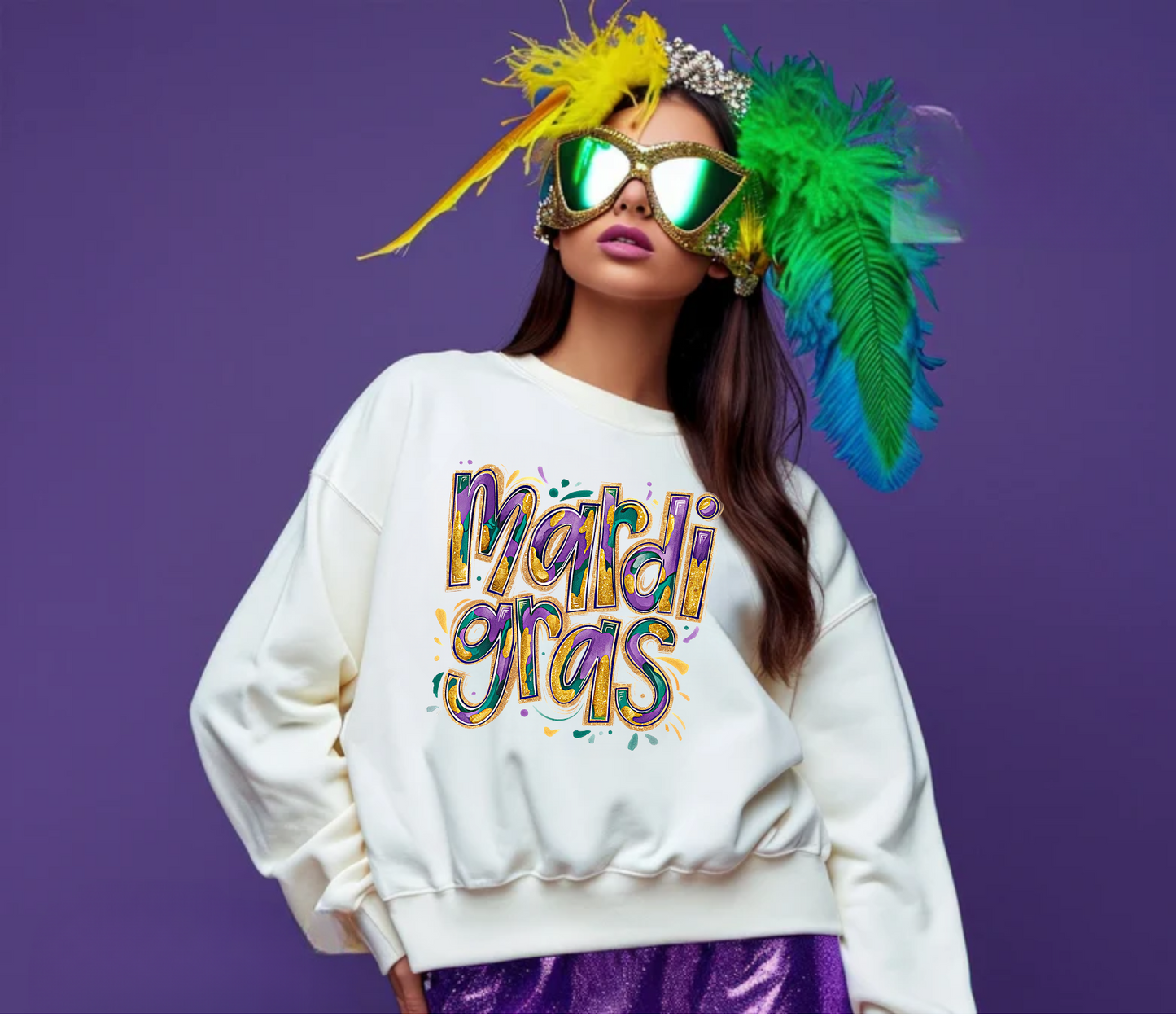 Mardi Gras Sweatshirt