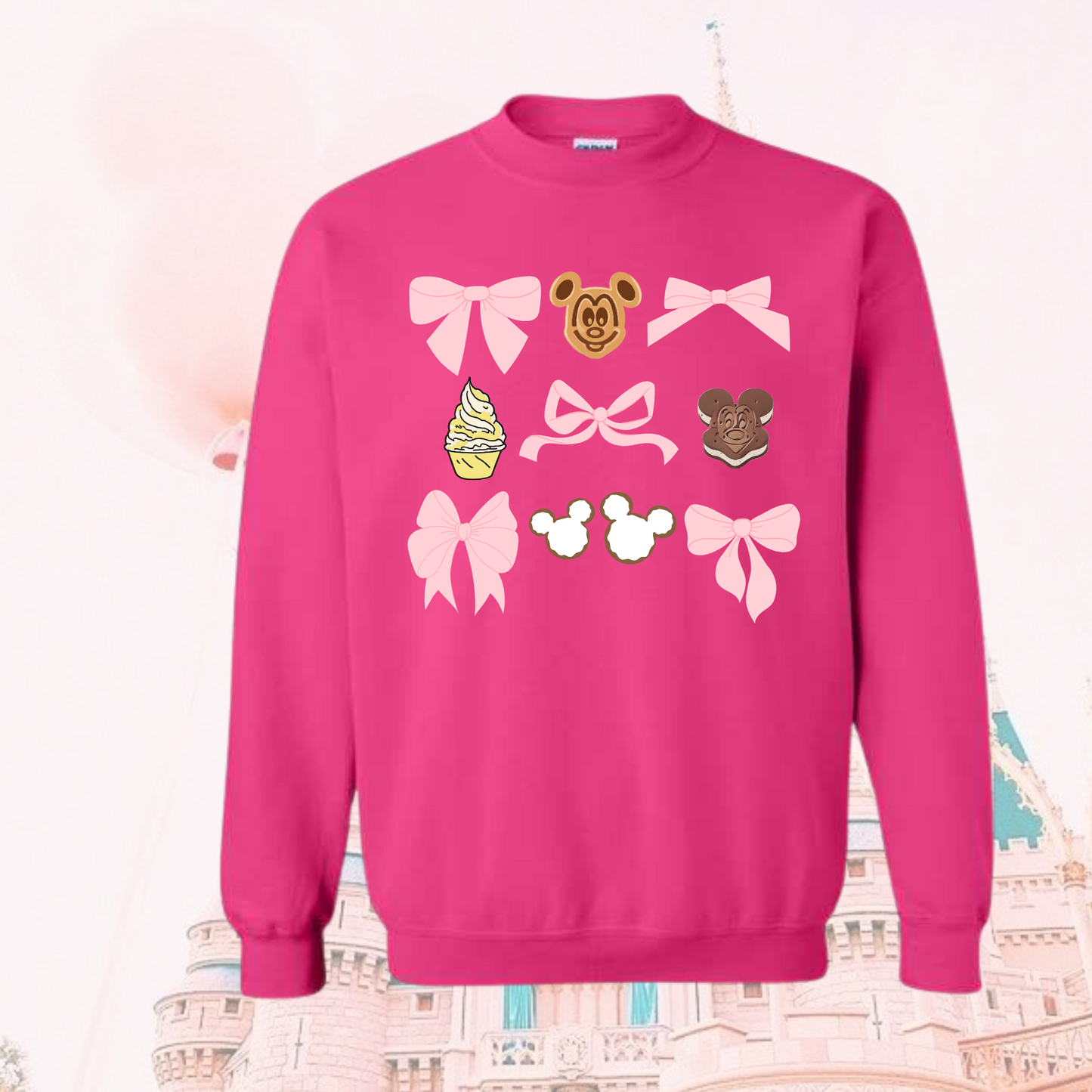 Park Snacks Coquette Bow Crewneck Sweatshirt