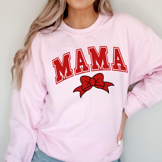 Valentine's Day Mama Crewneck Sweatshirt