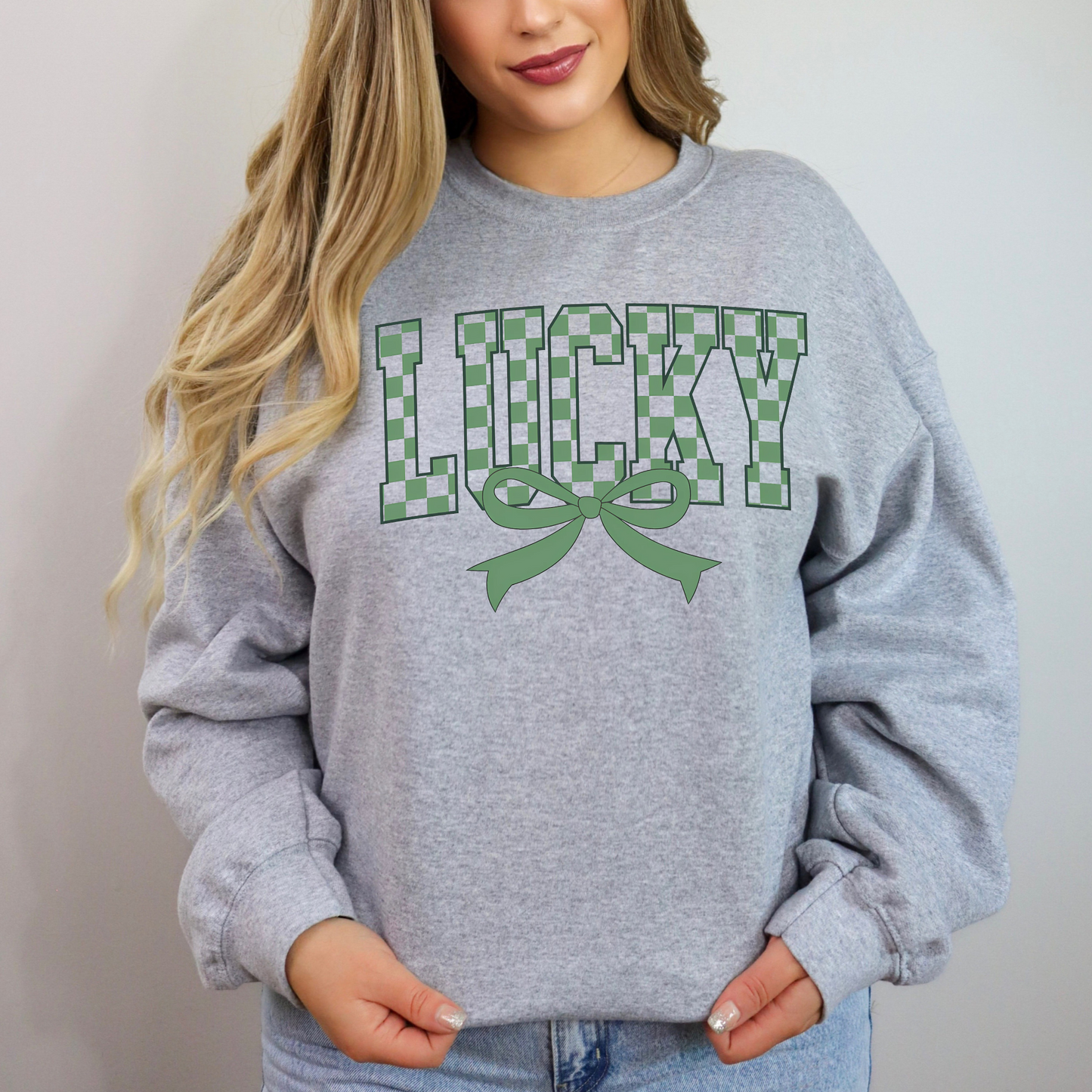 Lucky Bow St. Patrick's Day Sweatshirt