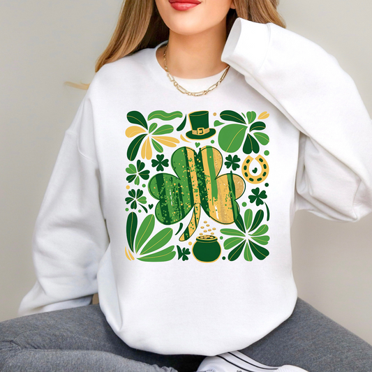 St. Patrick's Day Boho Sweatshirt
