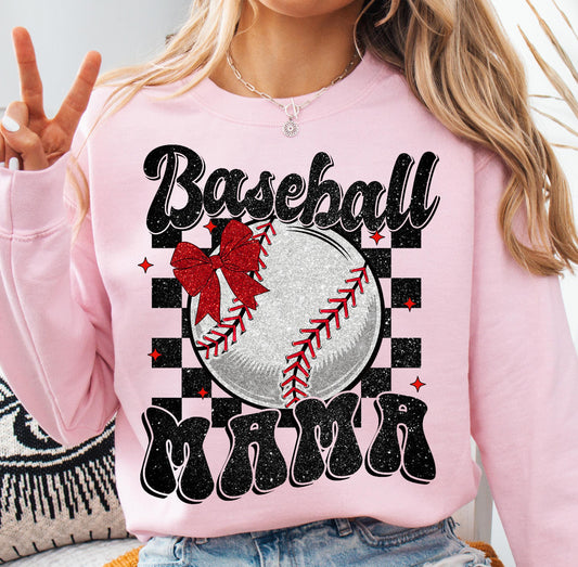 Baseball Mama Crewneck Sweatshirt