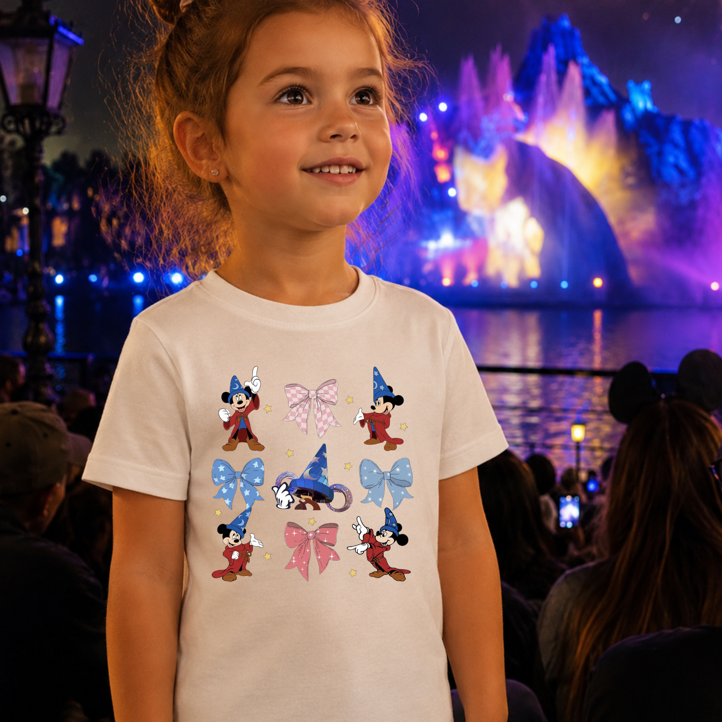 Sorcerer Bow Shirt Magical Theme Park Kids Shirt | Toddler & Youth Sizes