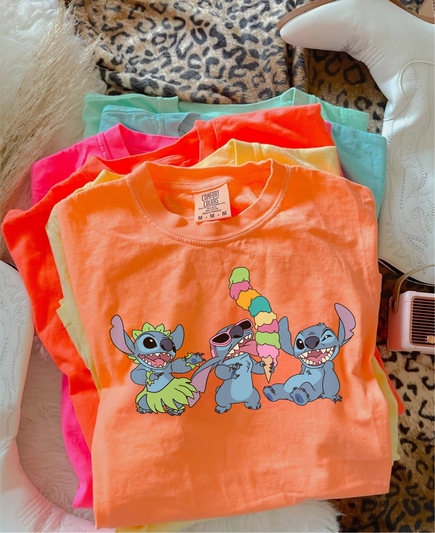 Blue Alien Ice Cream Shirt