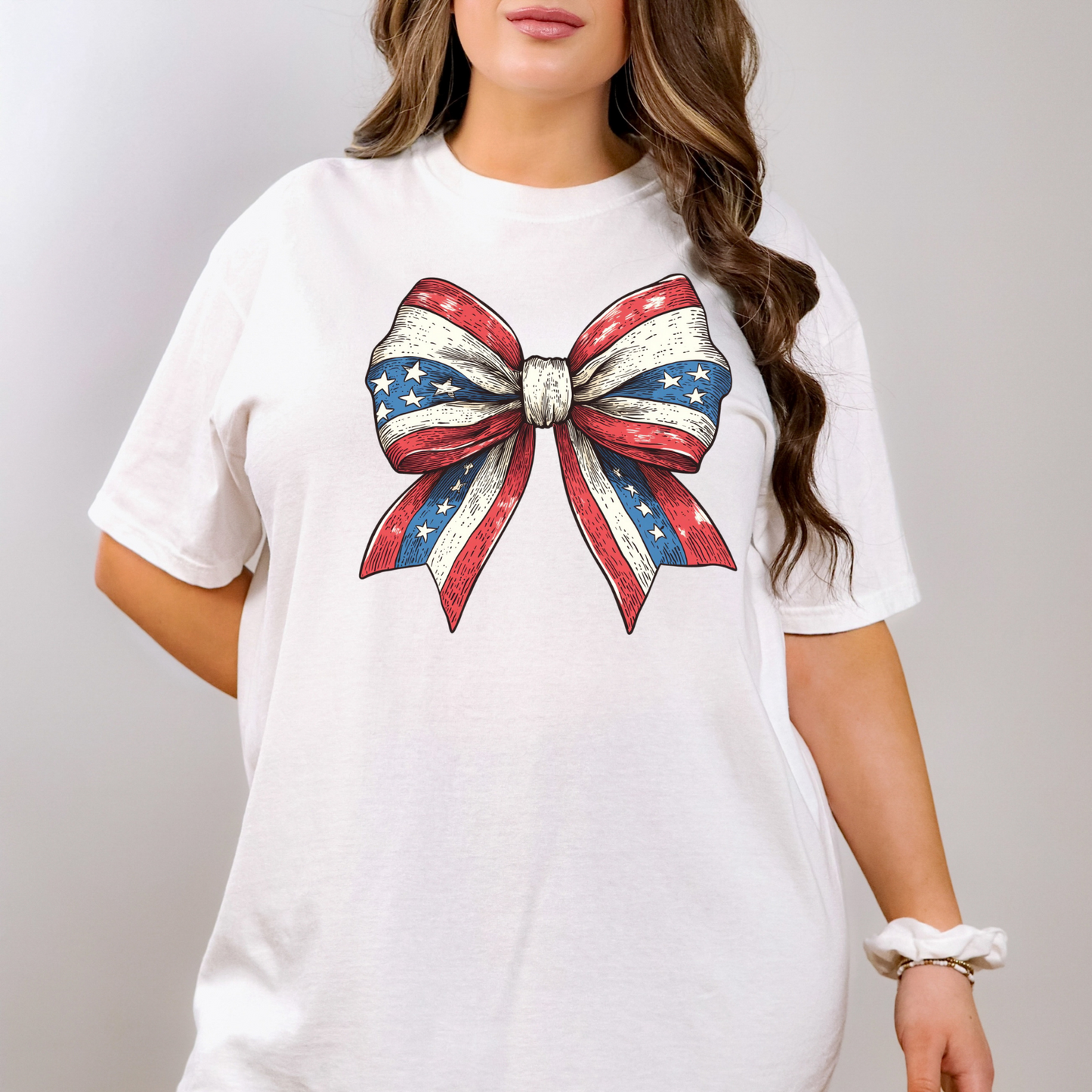 Patriotic Coquette Bow Shirt