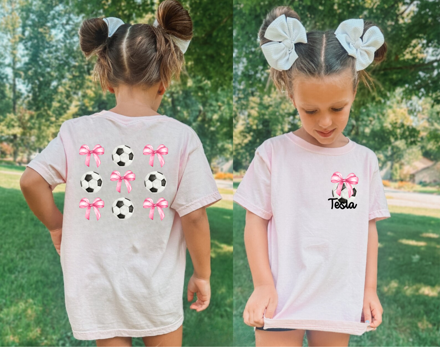 Custom Soccer Girls Shirt Comfort Colors