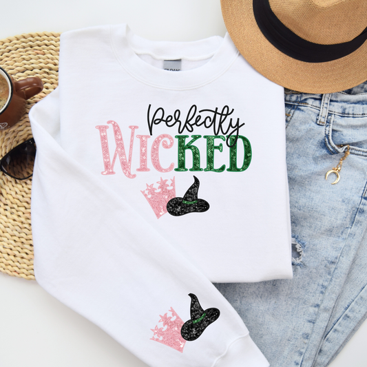 Perfectly W1cked sweatshirt with sleeve accent