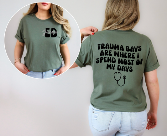Trauma Emergency Department Nurse Shirt