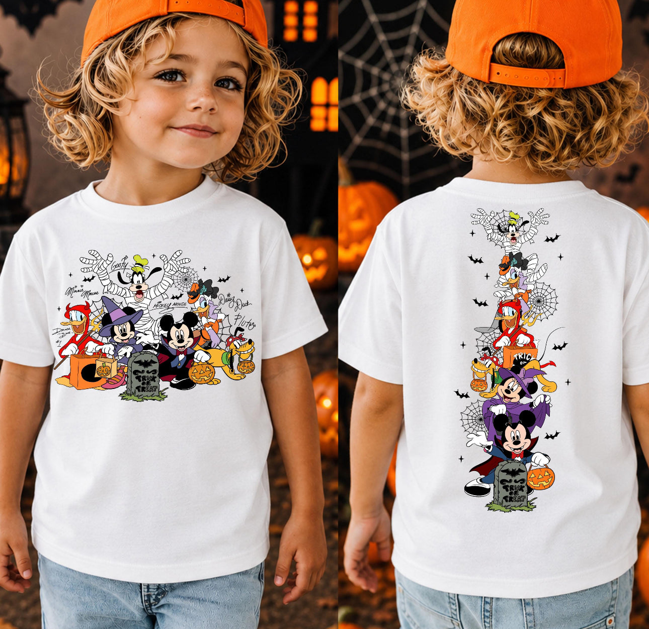 MOUSE GANG PARTY HALLOWEEN Magical Theme Park Halloween Kids Shirt | Toddler & Youth Sizes