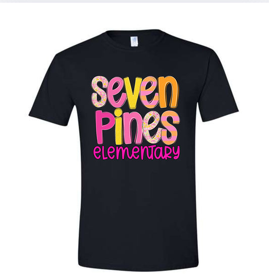 Seven Pines Elementary School Shirt Design 12