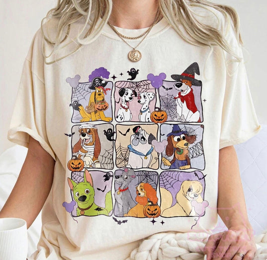 HALLOWEEN DOGS SHIRT |  Comfort Colors Halloween Graphic Tee