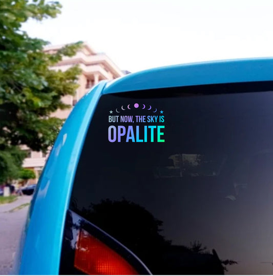 Now the Sky - Car Decal 6” wide