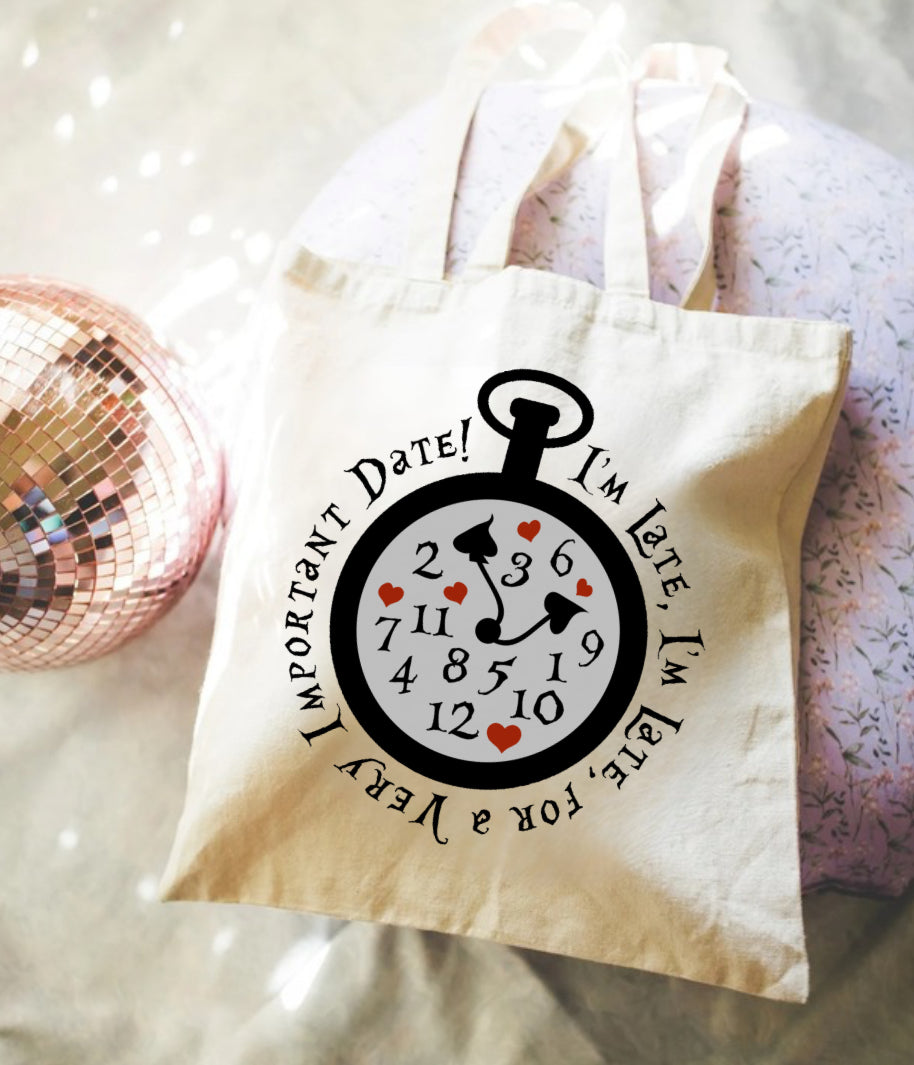 Crazy Rabbit watch Tote Bag