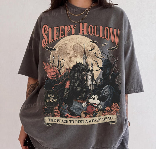HALLOWEEN SLEEPY HOLLOW |  Comfort Colors Halloween Graphic Tee