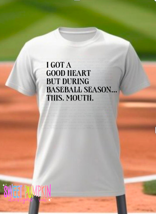 I Got A Good Heart Baseball Shirt