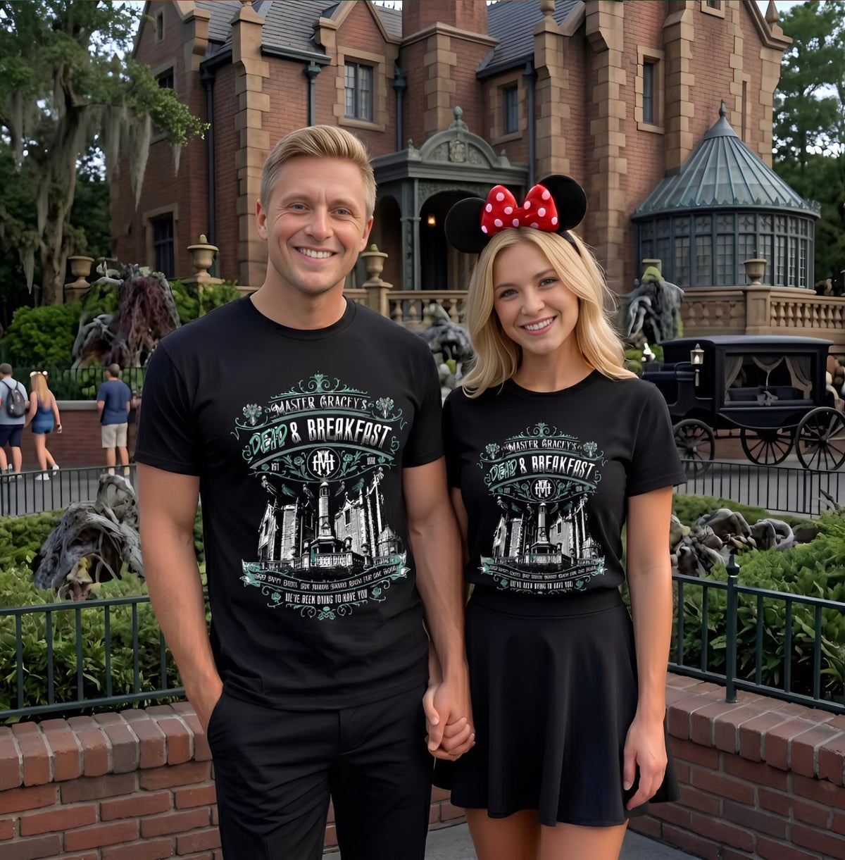 DEAD AND BREAKFAST HALLOWEEN SHIRT  | Magical Theme Park Shirt & Tank | Adult Comfort Colors Tee