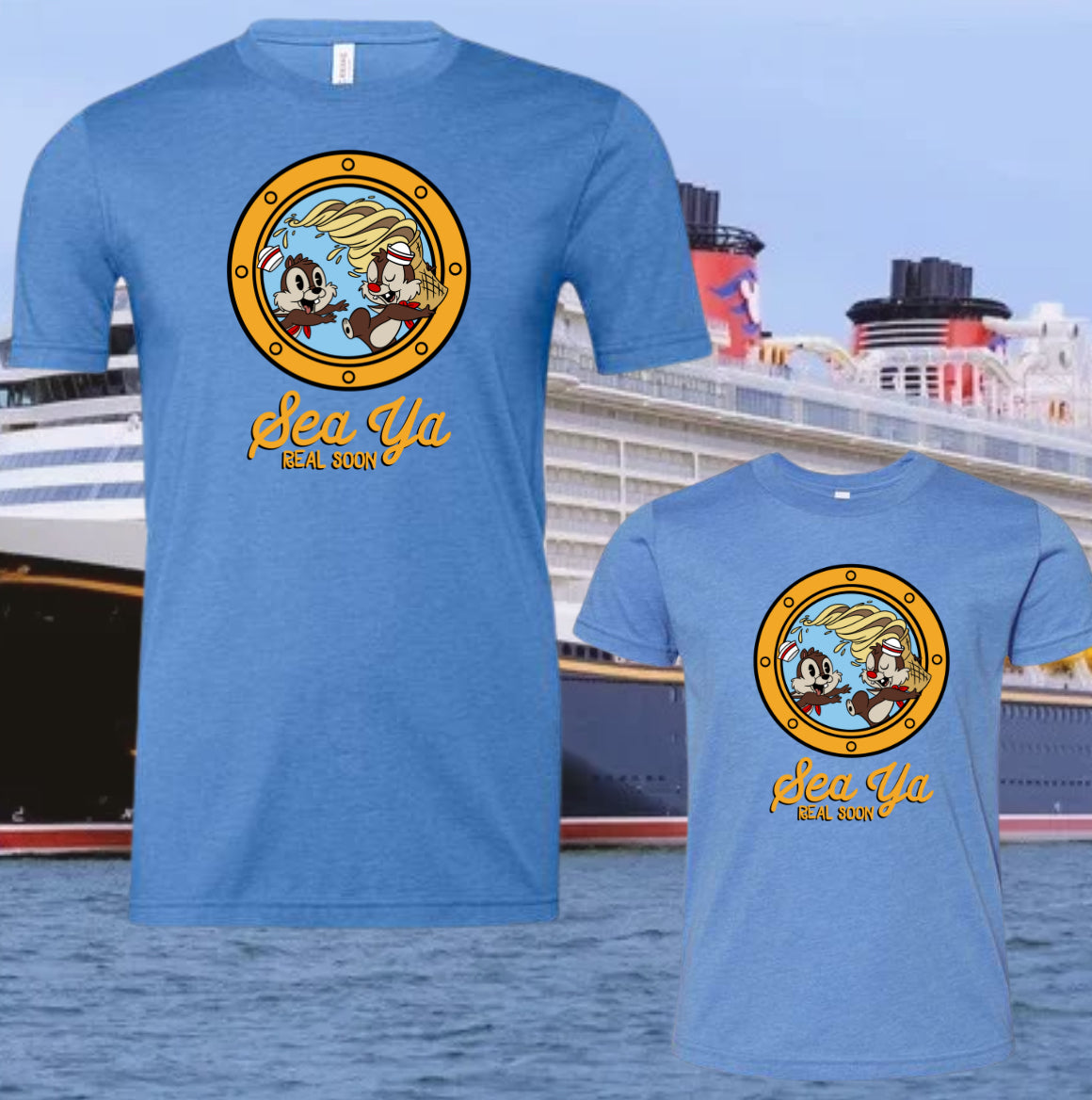 Chipmunk Ice Cream Cruise Shirt for Adults and Kids