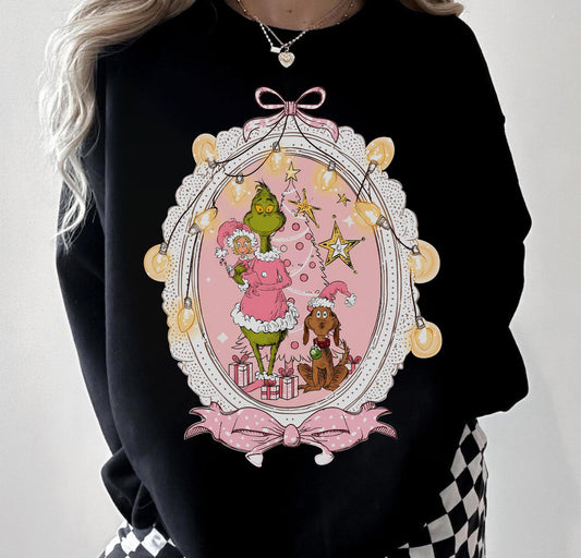 Pink Preview Sale - Pink Mean One Coquette Sweatshirt