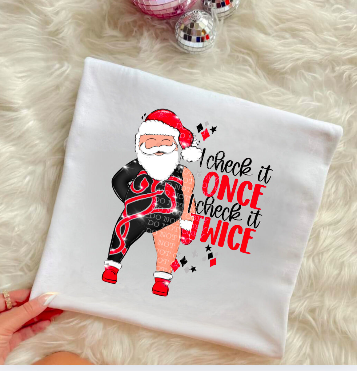 Check It Once Santa Rep Shirt