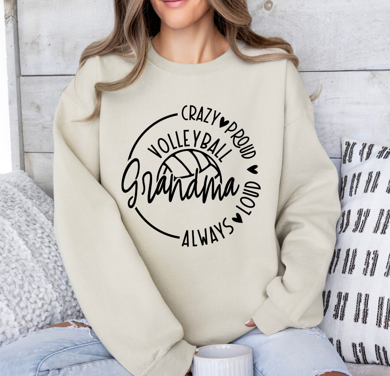 Volleyball Grandma Sweatshirt