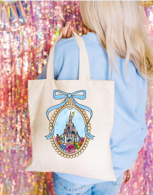 Castle Bow Tote Bag